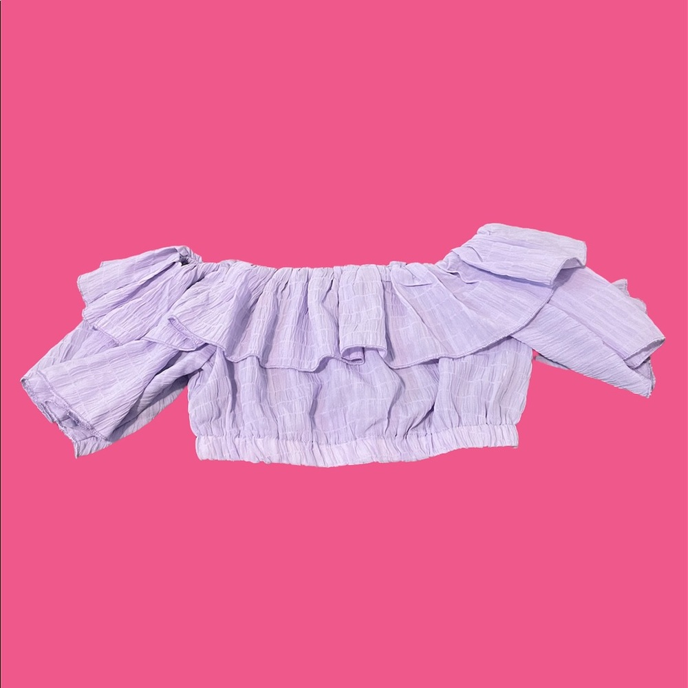 Flowy Ruffle crop top
